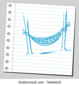 Drawing Of A Hammock