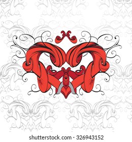 drawing hand vintage frame baroque elements for advertising in vintage style, vector ornament, to frame the logo or text