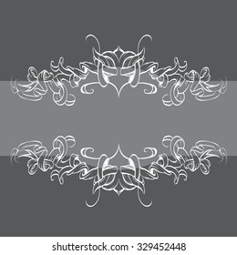 drawing hand vintage frame baroque elements for advertising in vintage style, vector ornament, to frame the logo for text