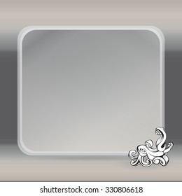drawing hand vintage frame baroque elements for advertising in vintage style, vector ornament, to frame the logo for text