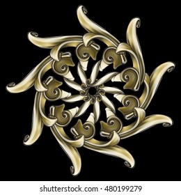 drawing hand vintage frame baroque elements for advertising in vintage style, ornament, to frame the logo or text scrolling list Black and white