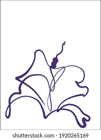
Drawing handmade fashion digital sketch vector graphics with floral  pattern for design logo with  Hibiscus