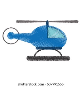 drawing helicopter transport fly image