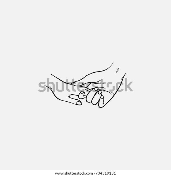 白い背景に手描き 愛の象徴 デート 親しい関係 親密さ 恋愛 手描きの白黒のベクターイラスト のベクター画像素材 ロイヤリティフリー