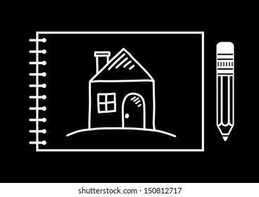 Drawing of house