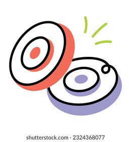 Icono de dibujo de las placas de barbacoa 