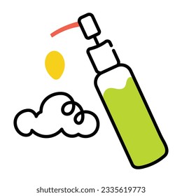 A drawing icon of face cleanser 