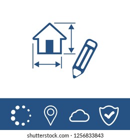 drawing icon home