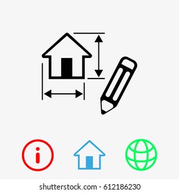 drawing icon home