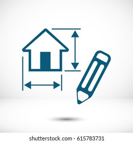 drawing icon home