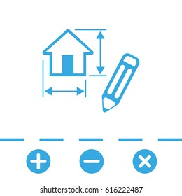 drawing icon home