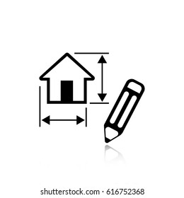 drawing icon home
