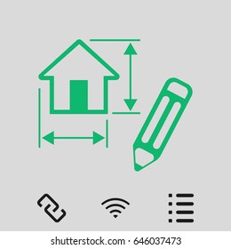 drawing icon home
