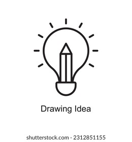 Drawing Idea Outline Icon