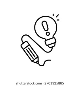 Drawing Idea Vector icon