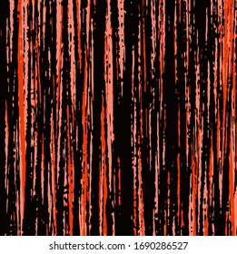 Drawing, illustration of a background or texture with abstract design. lined. Black and red color. Vector in EPS 8 format.