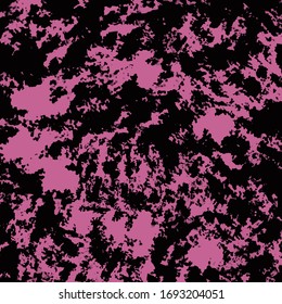 Drawing or illustration of background or texture with abstract design. Vector in EPS 8 format. Stains. Pink and black color