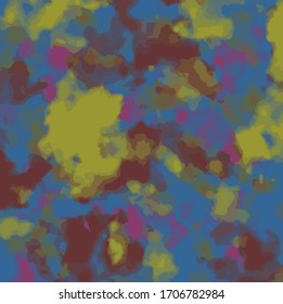 Drawing or illustration of background or texture with multicolored spots. Vector in EPS 8 format