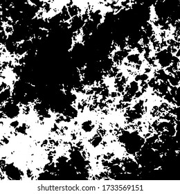 Drawing or illustration of background or texture. Vector in EPS 8 format. Stains. Black and white