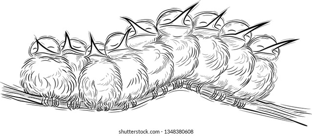 Drawing illustration design for book, poster, tattoo art, t-shirt and decoration.