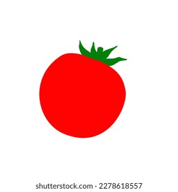 Ilustración del dibujo a mano de tomates