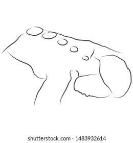drawing illustration vector for the spa salon massage hot mineral stone treatment