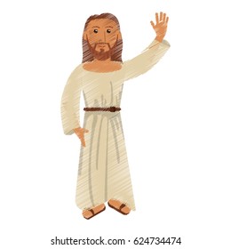 drawing jesus christ christianity design