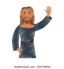 drawing jesus christ design