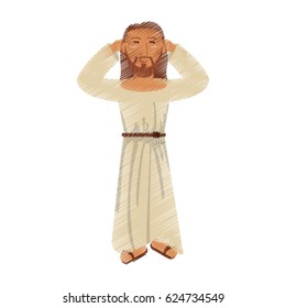 drawing jesus christ design