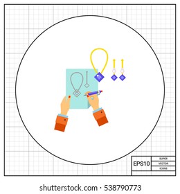 Drawing Jewelry Design Icon