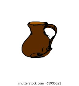 drawing of a jug