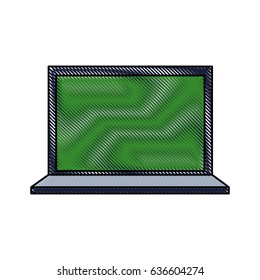 drawing laptop technology information science device
