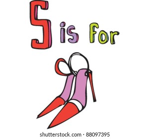 Drawing of Letter S is for Sheep
