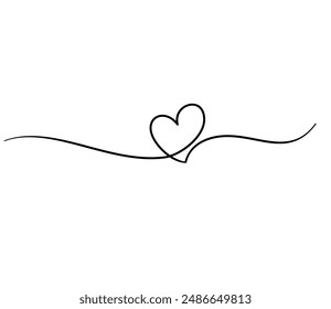 DRAWING LINE ART LOVE,ANNIVERSARY VECTOR ELEMENT