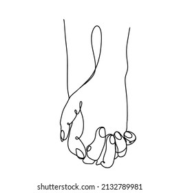 6,036 Couple holding hands sketch Images, Stock Photos & Vectors ...