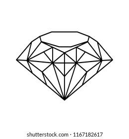 Drawing from the lines of the precious stone.