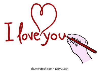 drawing love