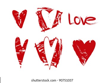 drawing love heart