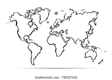 world map outline images stock photos vectors shutterstock