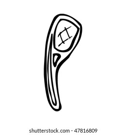 drawing of a meat chop