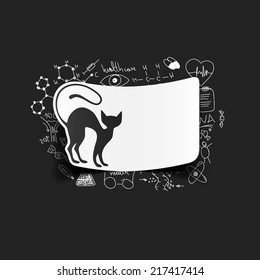 Drawing medical formulas: cat