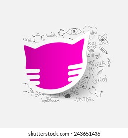 Drawing medical formulas: cat