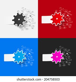Drawing medical formulas: cogwheel