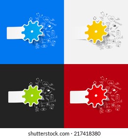 Drawing medical formulas: cogwheel