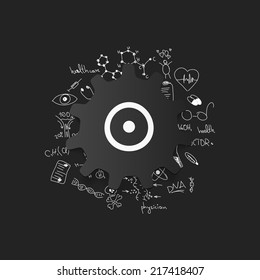 Drawing medical formulas: cogwheel
