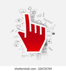 Drawing medical formulas: hand