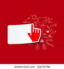 Drawing medical formulas: hand