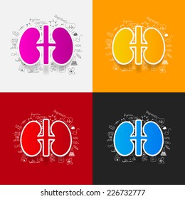 Drawing medical formulas: kidneys