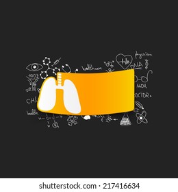 Drawing medical formulas: lung