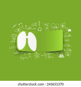 Drawing medical formulas: lung